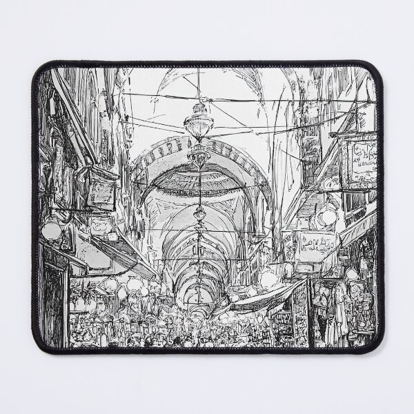 Item preview, Grand Bazaar Instambul Turkey in Ink designed and sold by hussardigital.