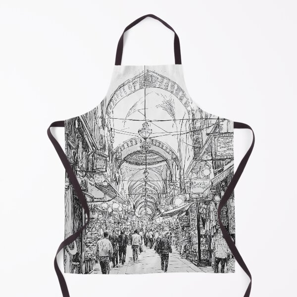 Item preview, Grand Bazaar Instambul Turkey in Ink designed and sold by hussardigital.