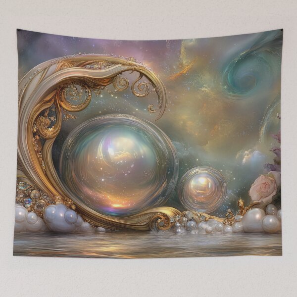 Item preview, Opalescent Dreams: Whispers of the Celestial Bloom designed and sold by bloorose.