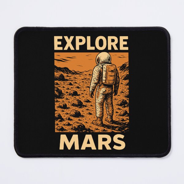 Item preview, Explore Mars Astronaut Design – Retro Space Adventure Art designed and sold by Serbin.