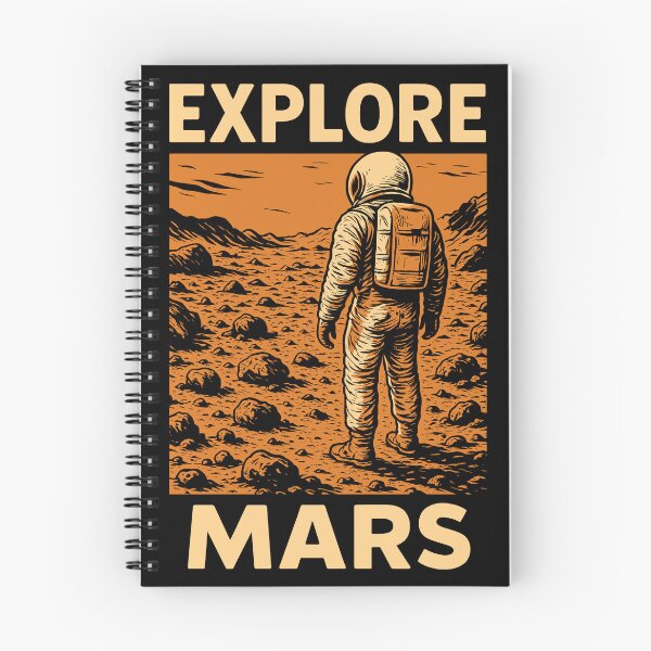 Item preview, Explore Mars Astronaut Design – Retro Space Adventure Art designed and sold by Serbin.