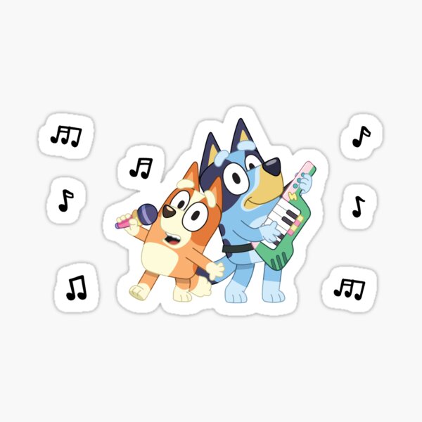 Item preview, bluey and bingo sing designed and sold by jackson art station .