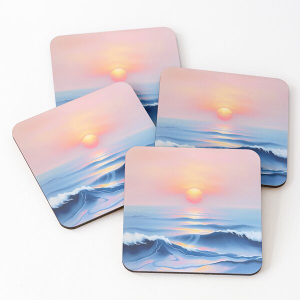 Item preview, Pastel Sunset Over Waves designed and sold by Vitalka-uk.