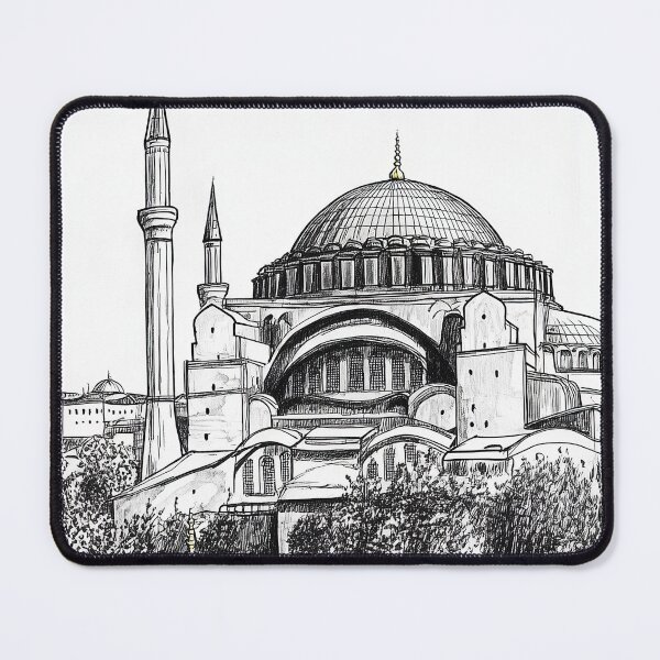 Item preview, Hagia Sofia Istambul Turkey in Ink designed and sold by hussardigital.