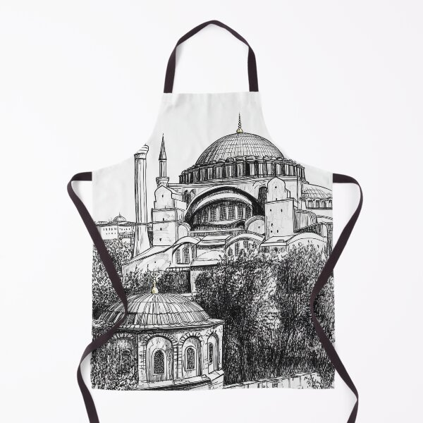 Item preview, Hagia Sofia Istambul Turkey in Ink designed and sold by hussardigital.