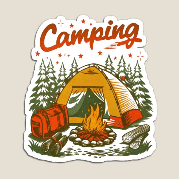 Aperçu de l'œuvre Camping créée et vendue par Jakarprint.