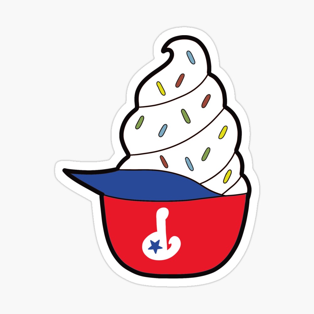 Phillies helmet ice cream - 2025 Red/Navy Cap