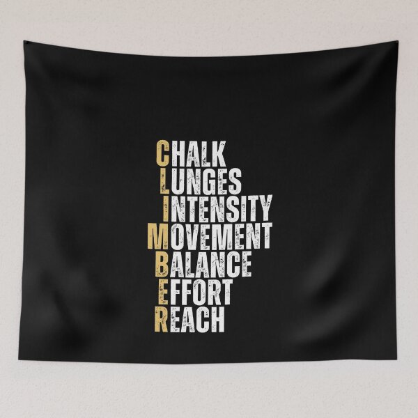 Item preview, Funny Climber Motivational Climbing Inspirational Bouldering designed and sold by StrideSuccess.
