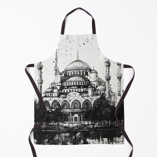 Item preview, Blue Mosque Istambul Turkey in Ink designed and sold by hussardigital.