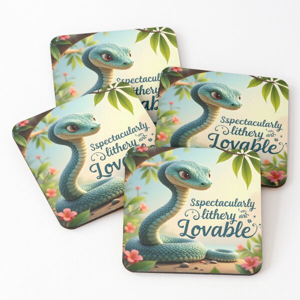 Item preview, Spectacularly Slithery and Lovable Snake Design  designed and sold by nhk999.