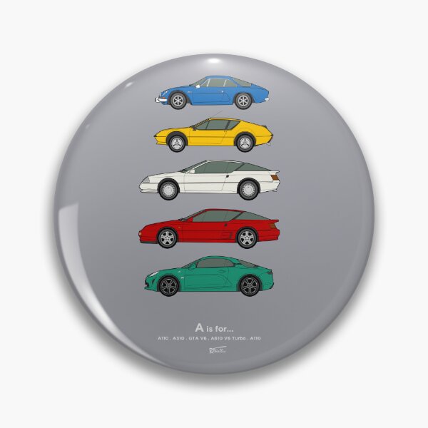 Item preview, Classic Alpine sports car collection designed and sold by RJWautographics.
