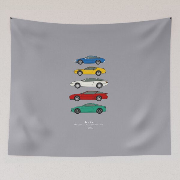 Item preview, Classic Alpine sports car collection designed and sold by RJWautographics.