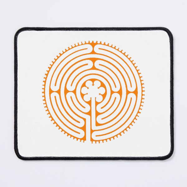 Item preview, Chartres Labyrinth - Amber designed and sold by Lapicorn.