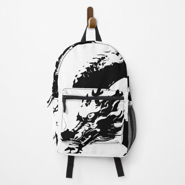 Item preview, This monochrome dragon illustration fuses japanese painting with street art, featuring aggressive brush designed and sold by zephstudoartist.