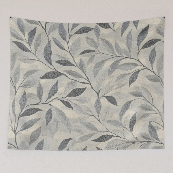 Item preview, Copy of Copy of Elegant Grey Leaf Vine Seamless Pattern designed and sold by SylvieVibes.