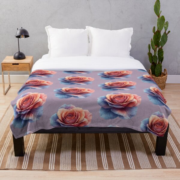 Item preview, A Designer Floral Fusion: Pastel Blue Rose designed and sold by MemeHodlr.