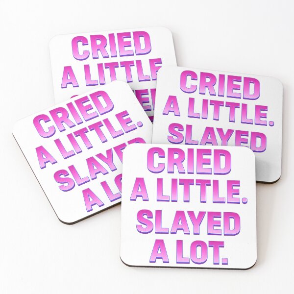 Item preview, Cried a little, slayed a lot designed and sold by Relatable Tees.