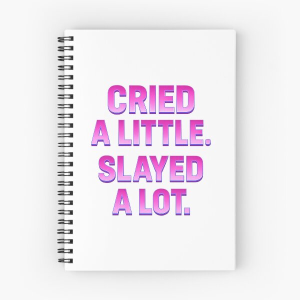 Item preview, Cried a little, slayed a lot designed and sold by Relatable Tees.