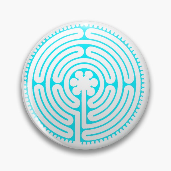 Item preview, Chartres Labyrinth  -  Aquamarine designed and sold by Lapicorn.