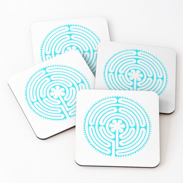 Item preview, Chartres Labyrinth  -  Aquamarine designed and sold by Lapicorn.