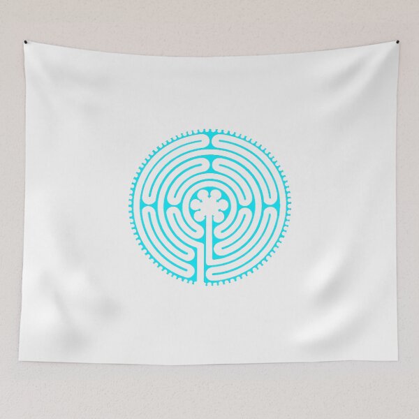 Item preview, Chartres Labyrinth  -  Aquamarine designed and sold by Lapicorn.