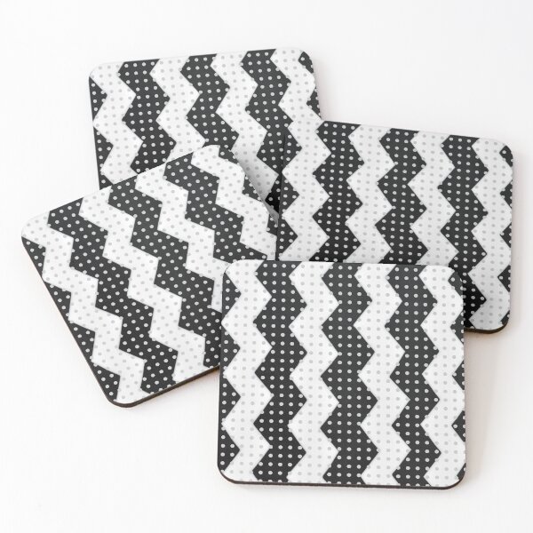 Item preview, Black and white dotted zigzags design designed and sold by Dimamzo12.