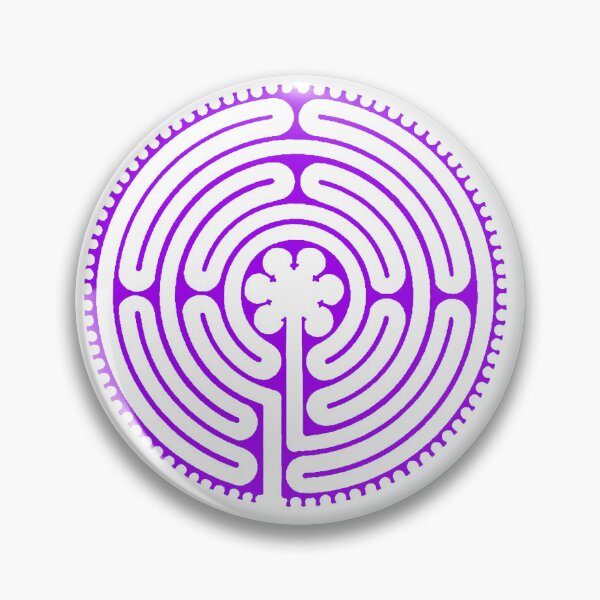 Item preview, Chartres Labyrinth  -  Amethyst  designed and sold by Lapicorn.