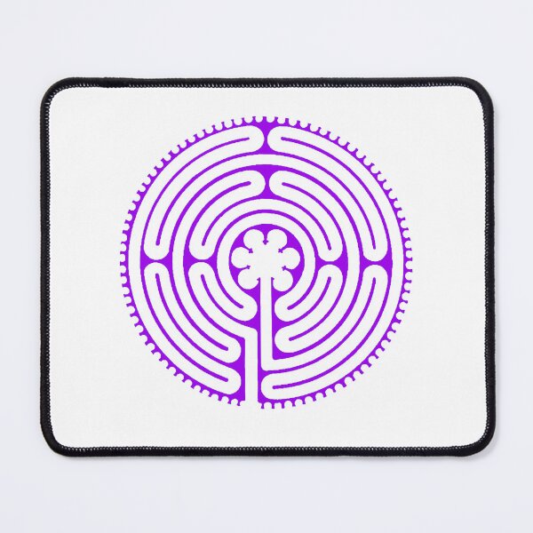Item preview, Chartres Labyrinth - Amethyst designed and sold by Lapicorn.