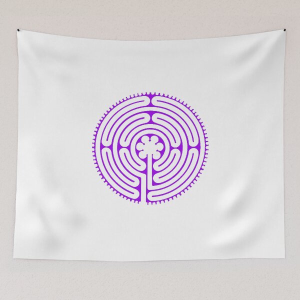 Item preview, Chartres Labyrinth  -  Amethyst  designed and sold by Lapicorn.
