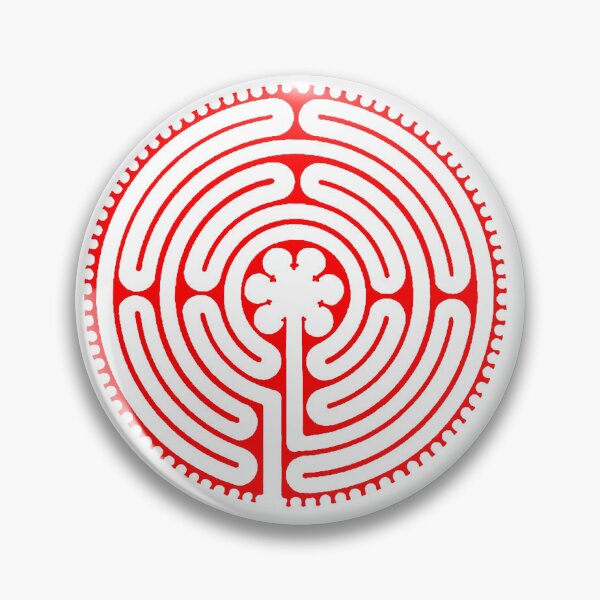 Item preview, Chartres Labyrinth  - Ruby designed and sold by Lapicorn.