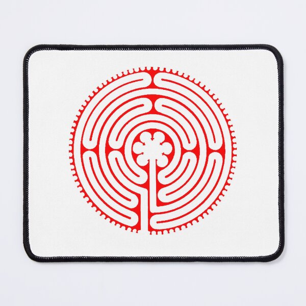 Item preview, Chartres Labyrinth - Ruby designed and sold by Lapicorn.