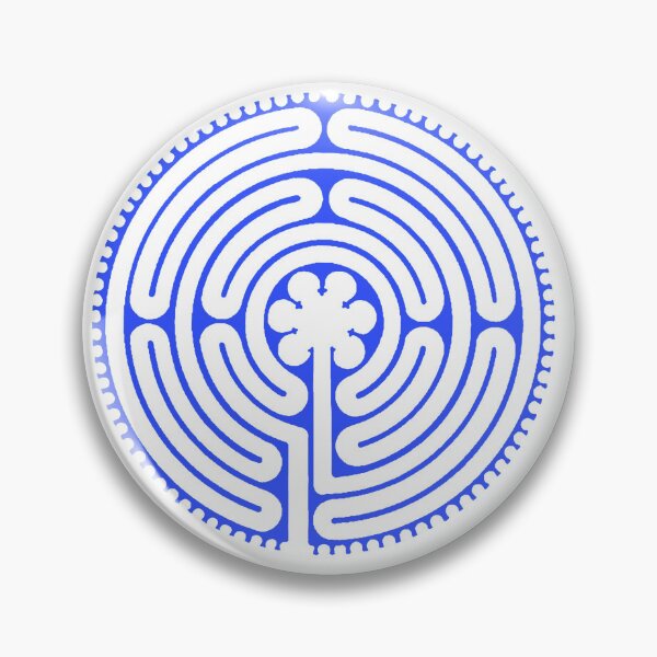 Item preview, Chartres Labyrinth  - Saphire  designed and sold by Lapicorn.