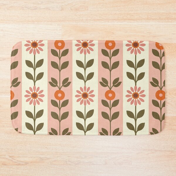 Item preview, Retro 70s Floral Pattern - Mid-Century Modern Botanical Design designed and sold by PatternsPalette.