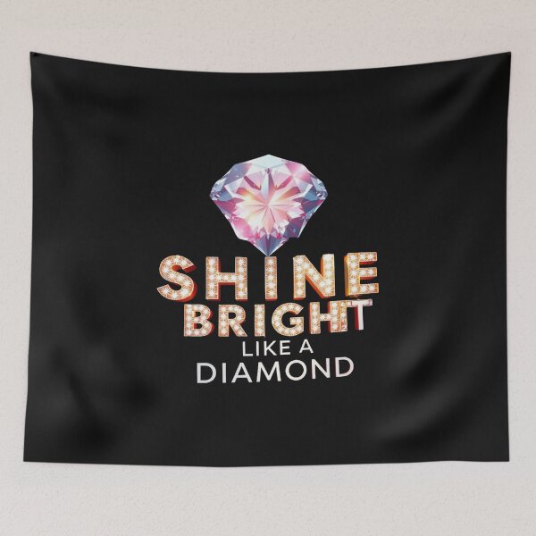 Item preview, SHINE BRIGHT LIKE A DIAMOND T-SHIRT – Trendy Apparel for Bold, Radiant Vibes designed and sold by Mikel-empire.