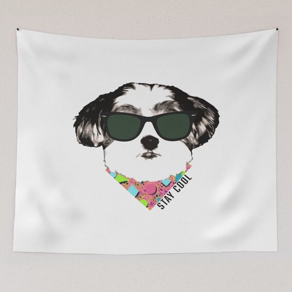Item preview, 80's Stay Cool Dog Positivity T-shirt designed and sold by sunshift.