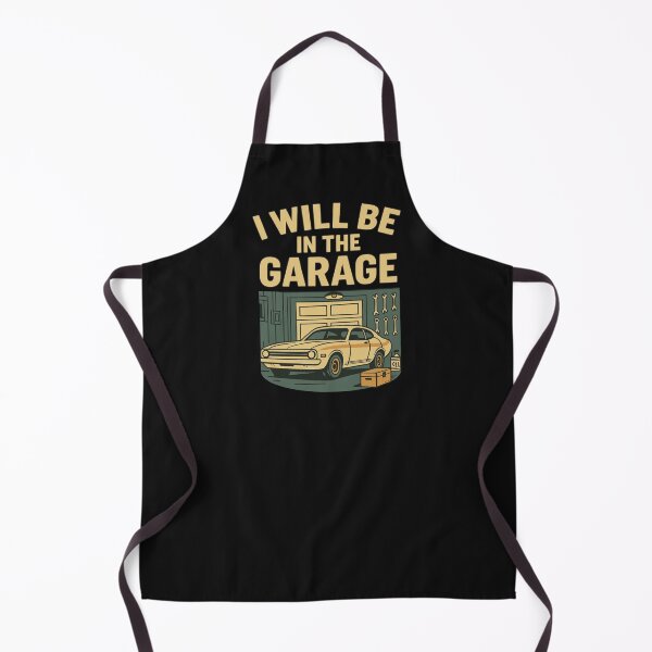 Item preview, I Will Be In The Garage Dad Joke Funny Saying Gift for Auto Mechanic Father designed and sold by alenaz.