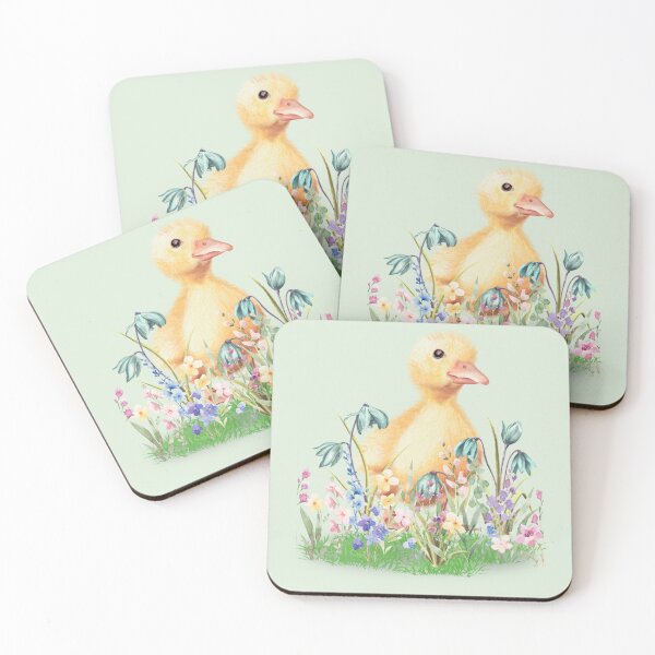 Item preview, DUCKLING AND FLOWERS designed and sold by DanaTees.