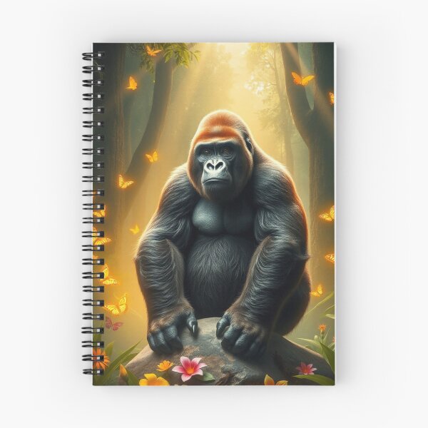 Artikelvorschau, Gorilla in the Forest  entworfen und verkauft von DreamPunkStudio.