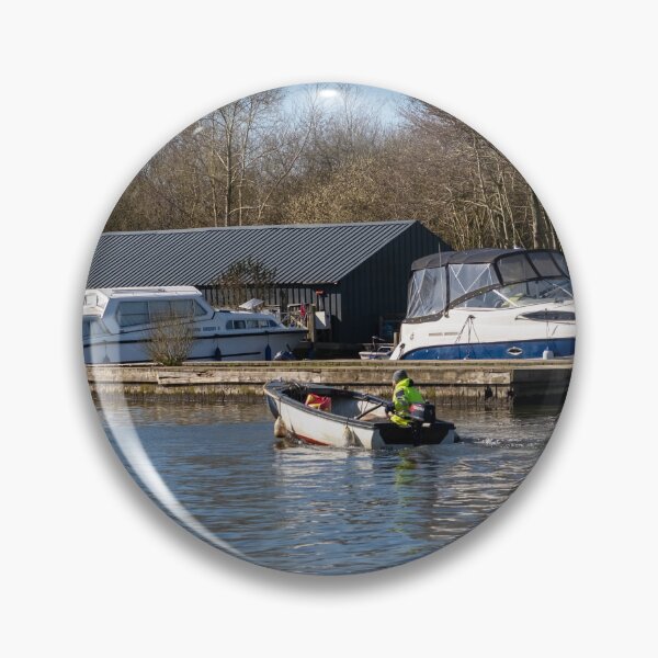 Item preview, Man boating on the River Bure, Norfolk Broads designed and sold by yackers1.