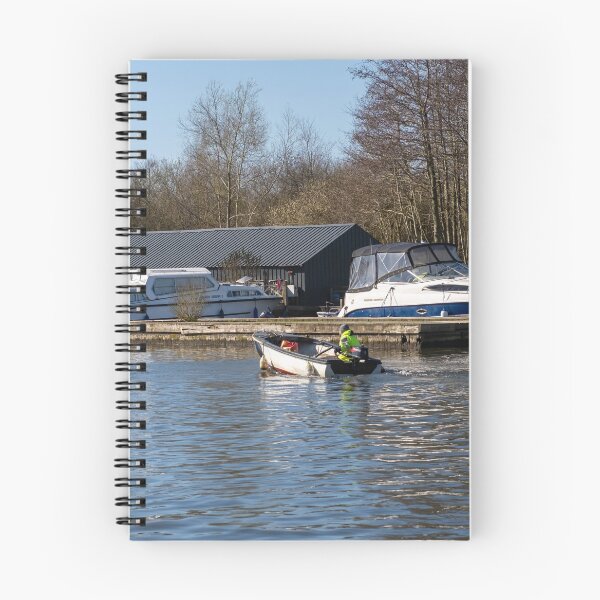 Item preview, Man boating on the River Bure, Norfolk Broads designed and sold by yackers1.