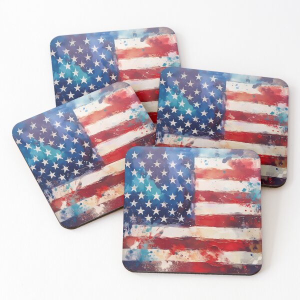Item preview, USA flag art designed and sold by Andre Faubert.