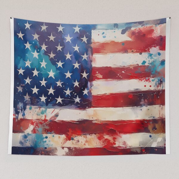 Item preview, USA flag art designed and sold by Andre Faubert.