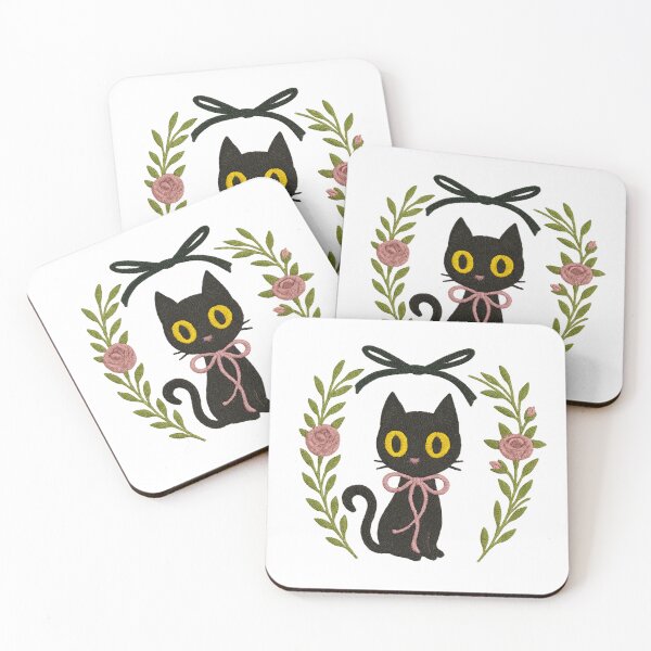 Item preview, black cat designed and sold by moonybat.