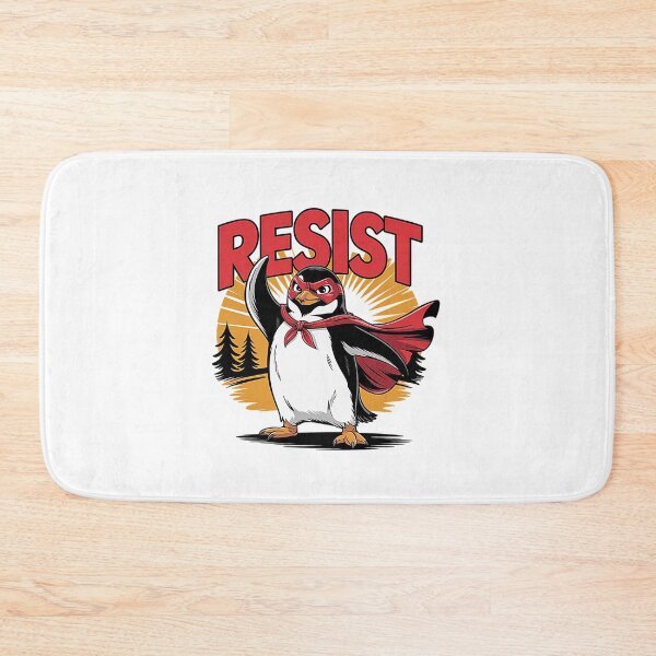 Item preview, resist-penguin designed and sold by Ash Mary's Designs.