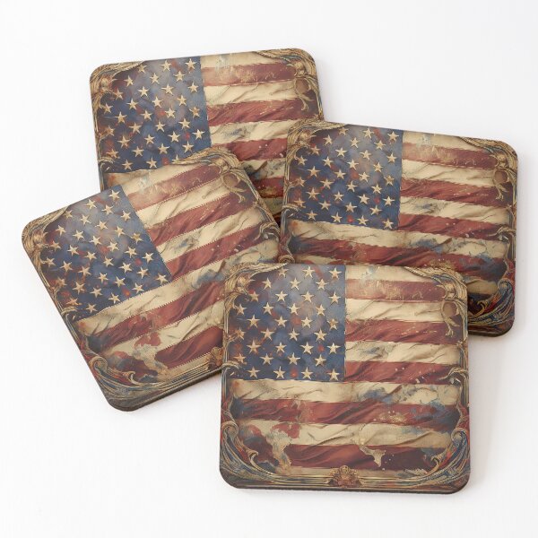 Item preview, USA flag art designed and sold by Andre Faubert.