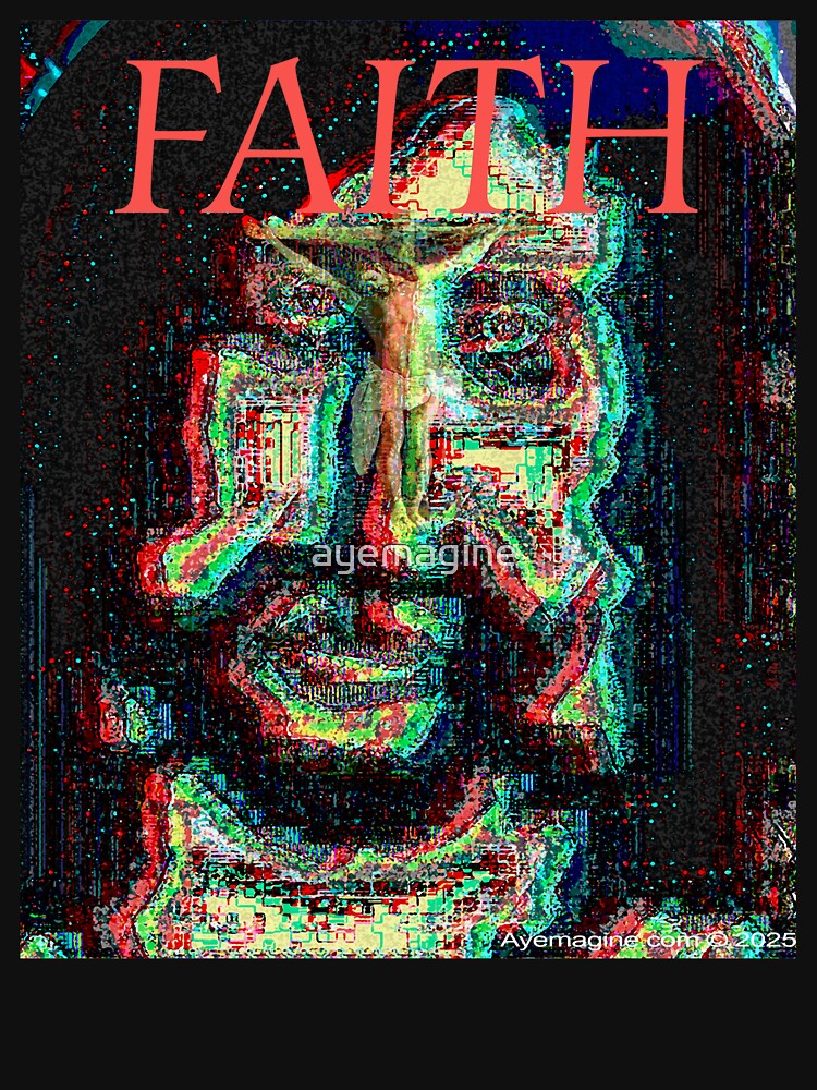 Thumbnail 7 of 7, Classic T-Shirt, Faith designed and sold by ayemagine.