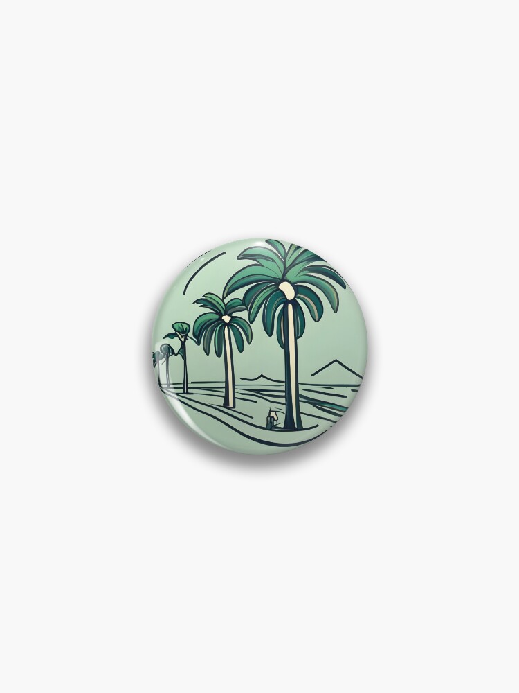 Thumbnail 1 of 3, Pin, Palm designed and sold by Patricks-Art.
