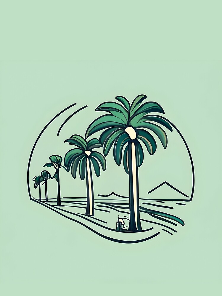 Thumbnail 5 of 5, Graphic T-Shirt, Palm designed and sold by Patricks-Art.