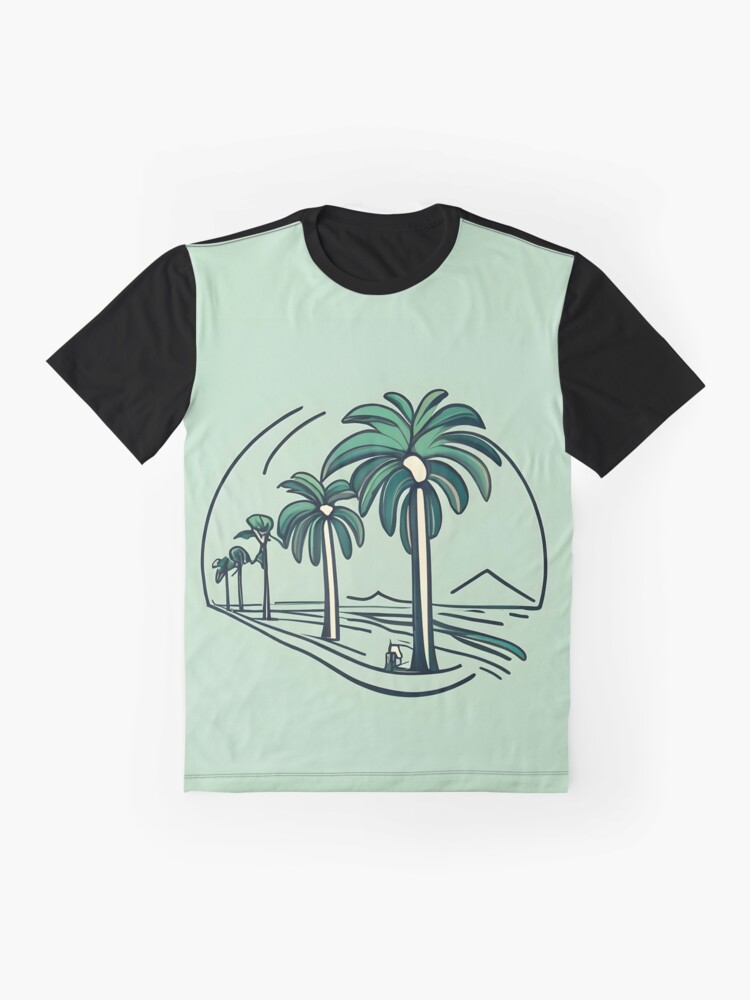 Thumbnail 4 of 5, Graphic T-Shirt, Palm designed and sold by Patricks-Art.
