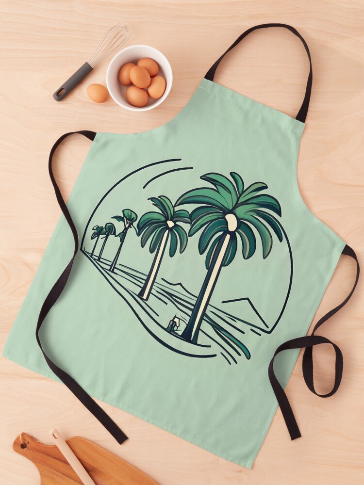 Thumbnail 1 of 6, Apron, Palm designed and sold by Patricks-Art.